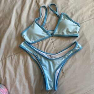 Stylish Blue Bikini Set